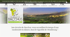 Desktop Screenshot of lescircuitsdebacchus-alsace.com